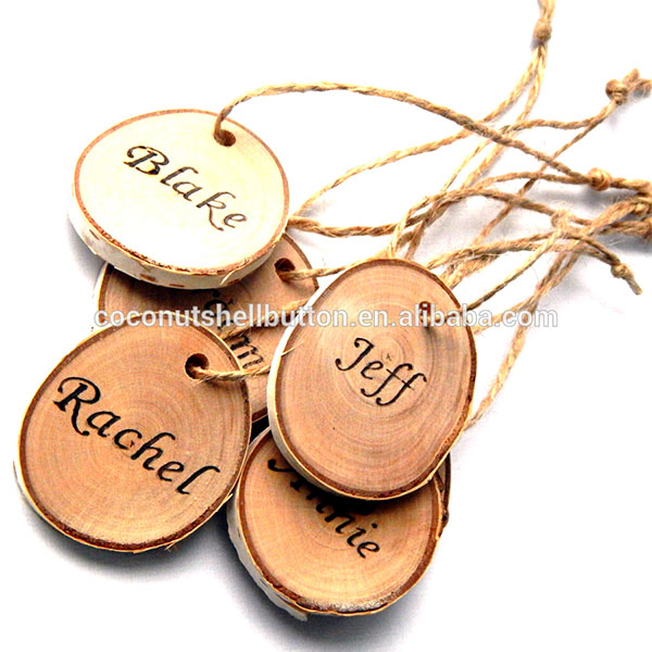 DIY HANDMADE CUSTOM NATURAL WOOD HANG TAGS FROM MANUFACTURER FACTORY